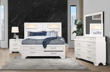 JORDYN WHITE QUEEN BED GROUP